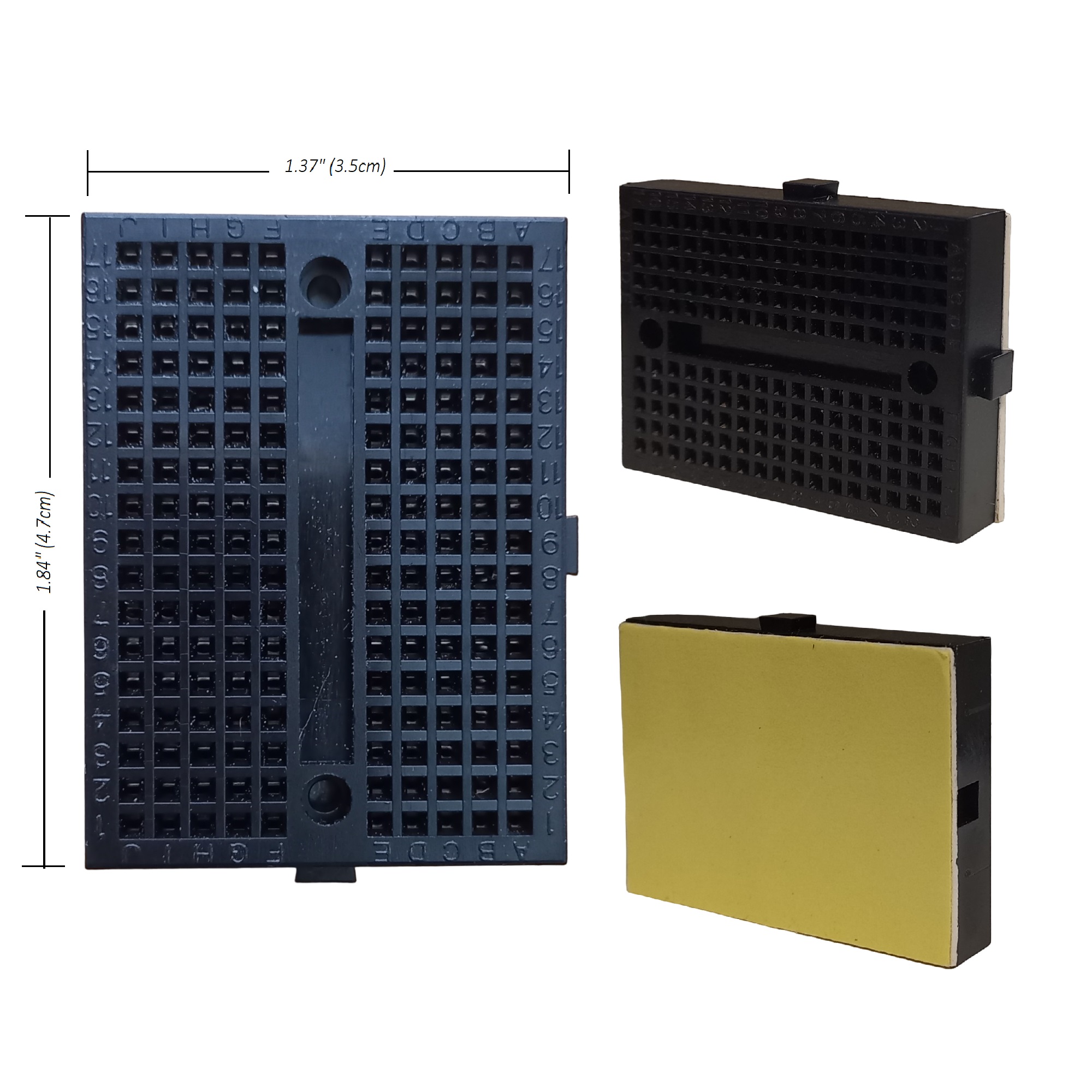 Protoboard Mini SBY-170 (3.5 x 4.7 cm) Arduino Breadboard - Negro